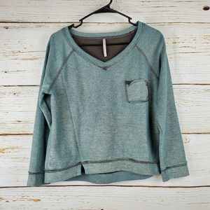 Co2 Gold Shimmer Lightweight Sweatshirt